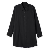George Women's Button-Up Shirt Cover-Up