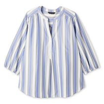 Lane Bryant Women's Plus 3/4 Sleeve Blouse