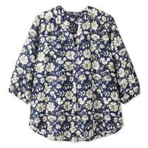 Lane Bryant Women's Plus 3/4 Sleeve Blouse