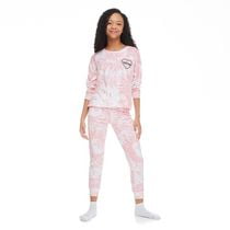 Pyjama 2 pièces avec manchettes Justice pour filles