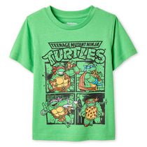 T-shirt à imprimé graphique Les Tortues ninja pour petits garçons