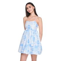 No Boundaries Women's Bubble Hem Dress