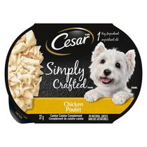 Nourriture humide pour chiens Cesar Simply Crafted poulet