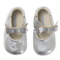 Robeez - Baby, Infant, Toddler, Girls - First Kicks - Sofia Silver - Leather Shoes
