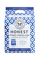 The Honest Company Lingettes 288 CT Blue Ikat - Hypoallergénique