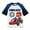 Blue, variant on Mario Kart Boys Rashguard, Size XS-L