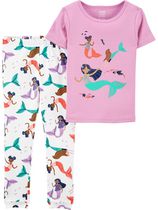 Pyjama 2 pièces pour tout-petit fille Coton de  Child of Mine made by Carter’s -Sirène