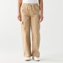 DV Relaxed fit high rise cargo pant with elastic waistband