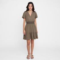 Devoted Women's, Tencel Smocked Dress Sizes XS-XL