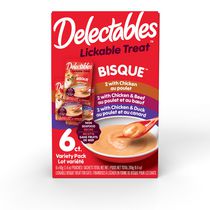 Delectables Non Seafood Bisque Cat Treats Variety Pack