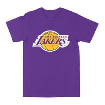 T-shirt violet avec logo des Los Angeles Lakers sous licence officielle NBA
