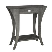 Hallway Table with Storage Drawer, Grey