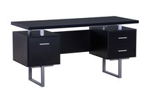 Jett Desk with Storage, Black