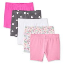 George Baby Girls' Bike Short 5-Pack