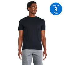 George Men's Basic Short Sleeve Tee 3-Pack