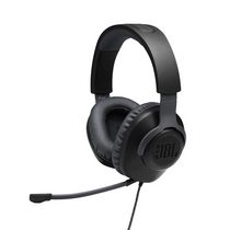 JBL Quantum 100 Wired Over-Ear Gaming Headset with a detachable mic