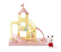 Calico Critters Baby Castle Playground, Dollhouse Playset with Figure