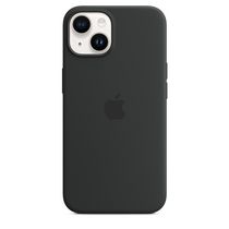 Étui en silicone avec MagSafe pour iPhone 14- Minuit