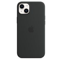 Étui en silicone avec MagSafe pour iPhone 14 Plus - Minuit
