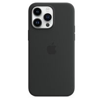 Étui en silicone avec MagSafe pour iPhone 14 Pro Max -Minuit