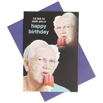 What Do You Meme?® Birthday Card (Ice Pop Grandma) carte