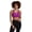 Purple, variant on Reebok Women's Stronger Sports Bra with Mesh Panel and Removable Cups