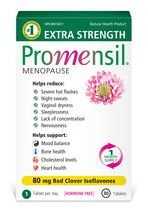 Comprimé de soulagement des symptômes de la ménopause très puissant Promensil®, paq.2 à partir de 30