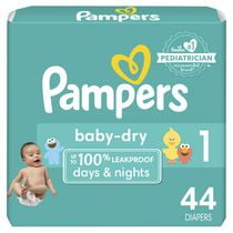 Pampers Baby Dry Diapers - Jumbo Bag, Sizes 1-6