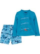 Ensemble maillot solaire pour tout-petit garçon Child of Mine made by Carter’s des vêtements de bain- Requin