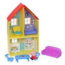 Peppa Pig Peppa’s Adventures Maison de Peppa avec figurine de Peppa Pig et 6 accessoires amusants, jouet préscolaire pour enfants, dès 3 ans