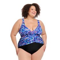Maillot une-pièce femme Krista Plus à encolure en V avec soutien bonnet D