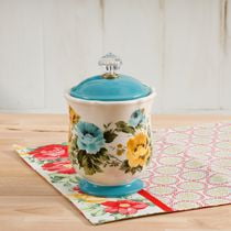 Boîte avec bouton de couvercle en acrylique Blossom Jubilee de The Pioneer Woman