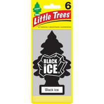 Assainisseur d'air LITTLE TREES Black Ice 6-Pack