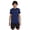 Bleu médiéval chiné, variante sur T-shirt à manches courtes Reebok Delta Core pour garçon
