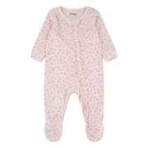 Huggies Happy Hugs Infant Girl 1-piece Footed Coverall
