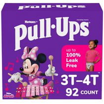 Pull-Ups Girls' Potty Training Pants, Economy Pack, Size: 2T - 6T, Size: 2T - 6T | 104 - 66 Count