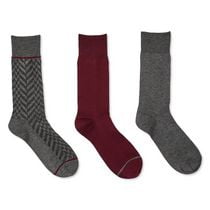 George Men's Dress Crew Socks 3-Pack