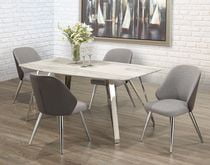 Fairmount 5-Piece Dining Set, Grey