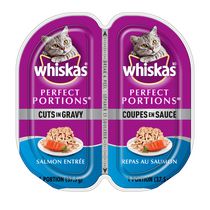 Whiskas Perfect Portions Salmon Entrée Cuts in Gravy Wet Cat Food