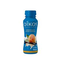 Oikos Yogourt Grec à boire, Vanille, abricot, avoine et grains, 9g de protéine