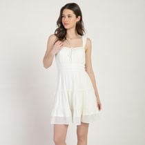 Bloom Girl Poplin Dress, Sizes XS-XL