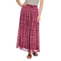 Iyla Women's Chiffon Maxi Skirt