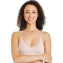 Soutien-gorge léger côtelé avec encolure en V George pour femmes Tailles P-TTG