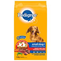 Pedigree Small Dog+ Hearty Beef & Vegetable Flavour Dry Dog Food