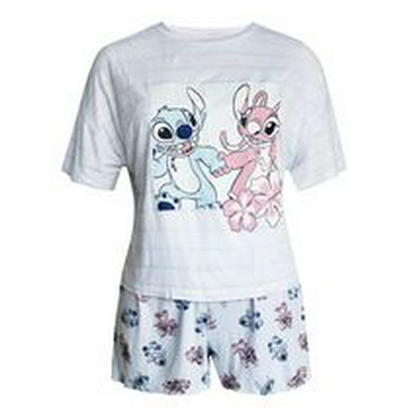 Disney Lilo & Stitch Knit Sleep 2 Piece PJ set - Adults, Sizes XS-XL
