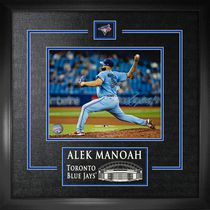 Frameworth Alek Manoah Signed Toronto Blue Jays Replica White Nike