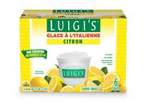 LUIGI'S Citron Véritable Glace Italienne / 6ct