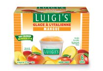 LUIGI'S Mangue Véritable Glace Italienne / 6ct