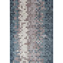 Tapis d’Art Carpet ‘Toledo’ Mosaique, aqua 5 x 7