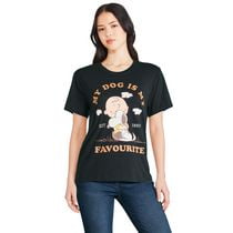 Peanuts Women's Snoopy and Charlie Brown T-Shirt